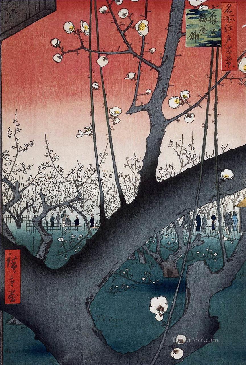 The Plum Garden in Kameido Hiroshige Ukiyoe Oil Paintings